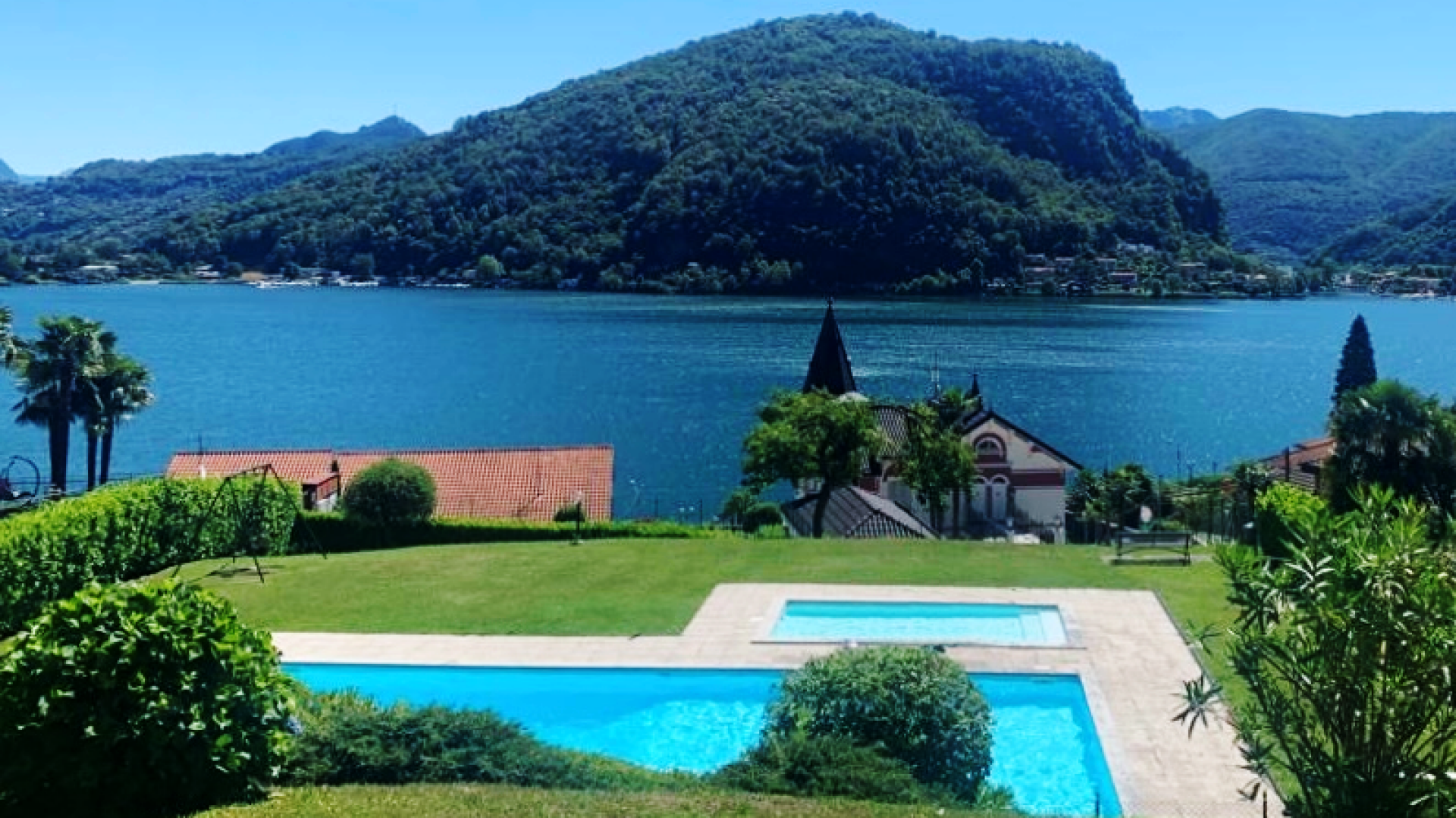Reihenhaus mit bezauberndem Seepanorama in Hanglage bei Lugano