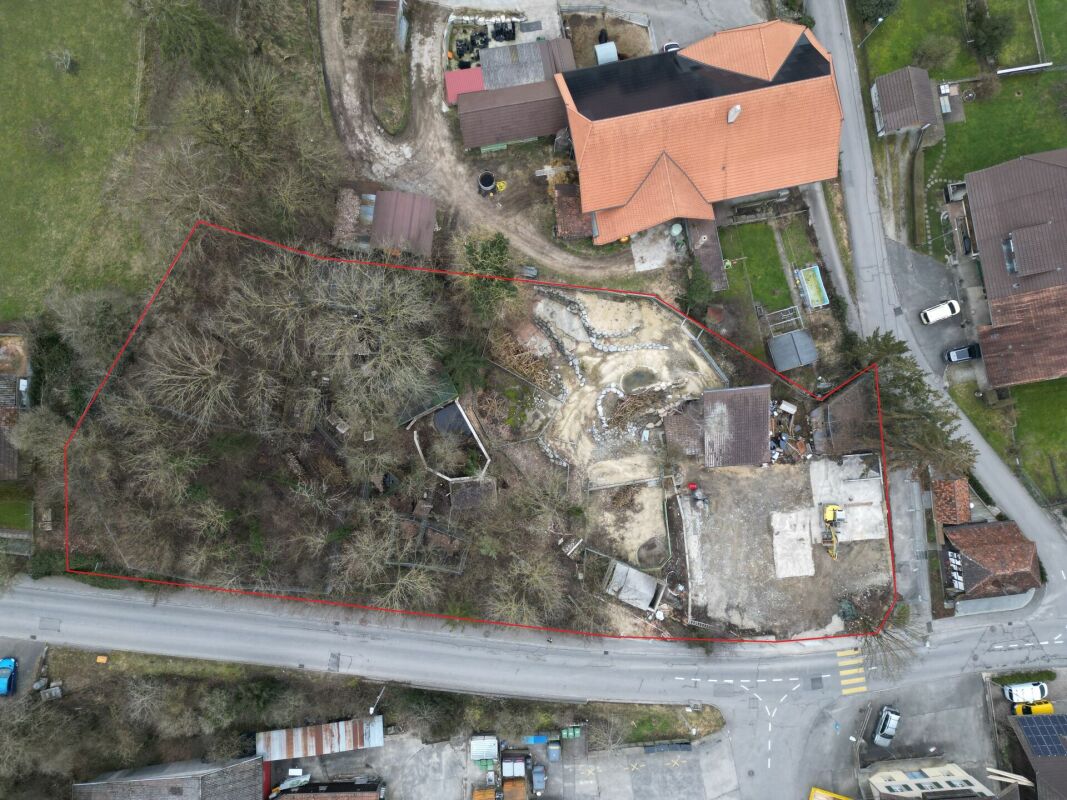 Grosses Grundstück in Kallnach – mit oder ohne Versicherungsleistungen erwerbbar